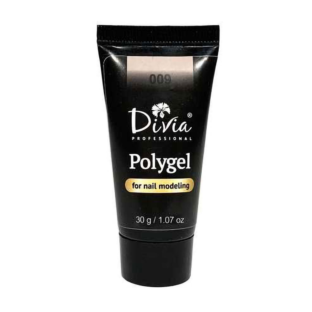 Полігель для нарощування нігтів Divia Polygel 009, 30 г